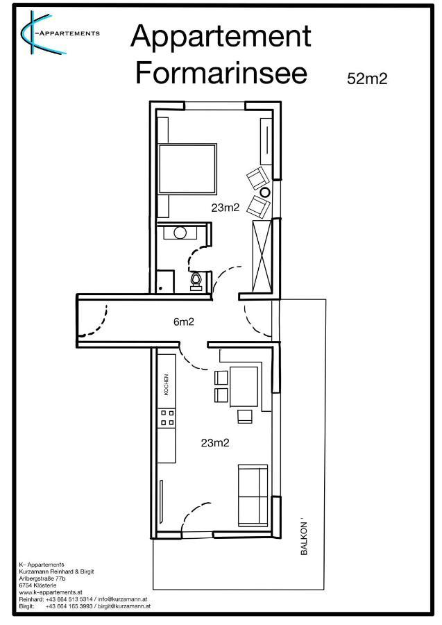 K-Appartements Kloesterle Экстерьер фото